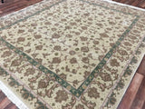 China Hand Knotted Oriental Rug Large Fine Kashan Oriental Rug 8'X9'6