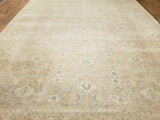 Egypt Hand Knotted Oriental Rug Large Antique Oushak Oriental Area Rug 10' x 13'4