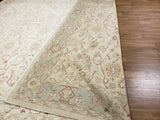 Egypt Hand Knotted Oriental Rug Oushak Oriental Area Rug 11'1X13'8