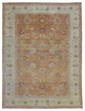Egypt Hand Knotted Oriental Rug Oushak Oriental Area Rug 8'11X11'10