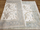 Fine Rug Collection Hand Knotted Oriental Rug Fine Oushak Oriental Rug 5'X8'
