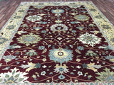 Indian Rug Hand Knotted Oriental Rug Fine Mahal Oriental Large Area Rug 10'2X13'6