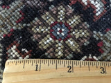 Indian Rug Hand Knotted Oriental Rug Fine Mahi Tabriz Oriental Round Rug With Silk 6'2x6'2
