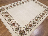 Indian Rug Hand Knotted Oriental Rug Fine Modern Oriental Rug 5'7X8'