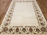 Indian Rug Hand Knotted Oriental Rug Fine Modern Oriental Rug 5'7X8'