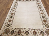 Indian Rug Hand Knotted Oriental Rug Fine Modern Oriental Rug 5'7X8'