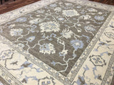 Indian Rug Hand Knotted Oriental Rug Fine Oushak Oriental Rug 9'5x12'