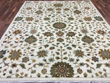 Indian Rug Hand Knotted Oriental Rug Fine Peshawar Oriental Rug 8'X9'10