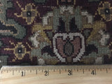 Indian Rug Hand Knotted Oriental Rug Fine Tabriz Oriental Rug 9'X12'
