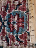 Indian Rug Hand Knotted Oriental Rug Fine Tabriz Oriental Runner 2'10X14'