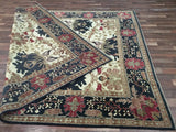 Indian Rug Hand Knotted Oriental Rug Imperial Agra Design Large Oriental Rug 8'1x10'