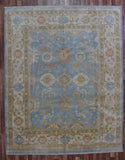 Indian Rug Hand Knotted Oriental Rug Large FIne Oushak Rug 8'2x10'3