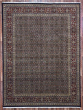 Indian Rug Hand Knotted Oriental Rug Large Very Fine Herati Oriental Rug 9'X11'9