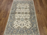 Indian Rug Hand Knotted Oriental Rug Oushak Oriental Area Rug 3'X5'