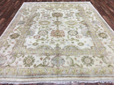 Indian Rug Hand Knotted Oriental Rug Oushak Oriental Rug 8X9'9