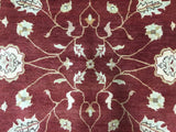 Indian Rug Hand Knotted Oriental Rug Peshawar Oriental Small Area Rug 5'5x8'5