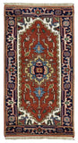 Indian Rug Hand Knotted Oriental Rug Serapi Oriental Rug 2'1X4'