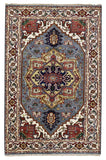 Indian Rug Hand Knotted Oriental Rug Serapi Oriental Rug 5'1X7'11