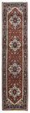 Indian Rug Hand Knotted Oriental Rug Serapi Oriental Runner 2'7X11'10