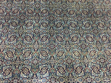 Indian Rug Hand Knotted Oriental Rug Very Fine Estate Herati Large Area Rug 9'x12'1