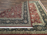 Indian Rug Hand Knotted Oriental Rug Very Fine Kashan Oriental Rug 8'X10'