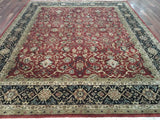 Indian Rug Hand Knotted Oriental Rug Very Fine Kashan Oriental Rug 8'X10'