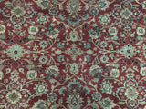 Indian Rug Hand Knotted Oriental Rug Very Fine Kashan Oriental Rug 8'X10'