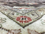 Indian Rug Hand Knotted Oriental Rug Very Fine Large Tabriz Oriental Rug 8'2X10'3