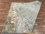 Indian Rug Hand Knotted Oriental Rug Very Fine Modern Large Oriental Rug 8'X9'9