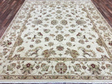 Indian Rug Hand Knotted Oriental Rug Very Fine Peshawar Area Rug 8' x 10'