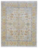 Indian Rug Hand Knotted Oriental Rug Very Fine Peshawar Oriental Area Rug 8'x9'10