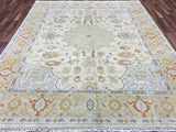 Indian Rug Hand Knotted Oriental Rug Very Fine Peshawar Oriental Area Rug 8'x9'10