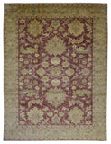 Kazakstan Hand Knotted Oriental Rug Large Agra Ziegler Oriental Rug 9' x 11'10