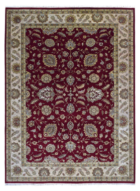 Oriental India Hand Knotted Oriental Rug Fine Large Chobi Peshawar Oriental Rug 9' x 12'