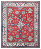 Pakistani Rug Hand Knotted Oriental Rug Fine Pakistan Kazak Large Oriental Rug 8'3X9'10