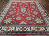 Pakistani Rug Hand Knotted Oriental Rug Fine Pakistan Kazak Large Oriental Rug 8'3X9'10