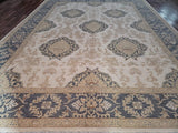 Pakistani Rug Hand Knotted Oriental Rug Fine Pakistan Peshawar Area Rug 9'8X13'7