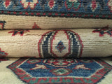 Pakistani Rug Hand Knotted Oriental Rug Fine Symbolic Kazak Area Rug 4'9 X 6'8