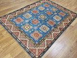 Pakistani Rug Hand Knotted Oriental Rug Kazak Oriental Area Rug 5'1x6'10