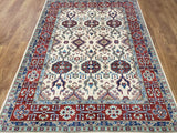 Pakistani Rug Hand Knotted Oriental Rug Kazak Oriental Area Rug 5'X6'10