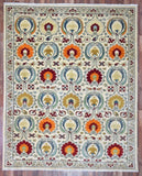Pakistani Rug Hand Knotted Oriental Rug Rare Very Fine Pakistan Tribal Oriental Area Rug 8'1 x 10'
