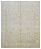 Pakistani Rug Hand Knotted Oriental Rug Semi-Antique Very Fine Light Venetian Peshawar Rug 8'2 x 9'7