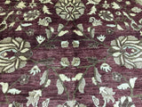 Pakistani Rug Hand Knotted Oriental Rug Very Fine Large Silk Peshawar Oriental Rug 9'9 X 14'5
