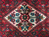 Persian Rug Hand Knotted Oriental Rug Semi-Antique Persian Hamadan Oriental Runner Rug 5'3 x 10'10