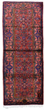 Persian Rug Hand Knotted Oriental Rug Semi Antique Persian Hamadan Runner 3'7X9'10