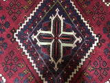 Persian Rug Hand Knotted Oriental Rug Semi-Antique Persian Josheghan Oriental Rug 6'8X9'8