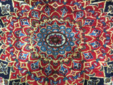 Semi-Antique Signed Persian Isfahan Oriental Rug 7'10X11'3