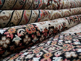 Persian Rug Hand Knotted Oriental Rug Very Fine Mahi Silk Tabriz Rug 9'x12'