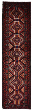 Uzbekistan Rug Hand Knotted Oriental Rug Semi Antique Persian Bukhara Runner 1'8X6'6