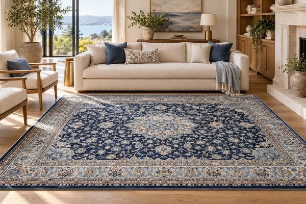 Blue Persian Rugs: From Navy to Light Blue Styling